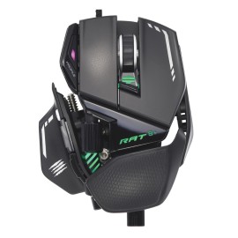 Mad Catz R.A.T. 8+ Fully Adjustable Corded Gaming Mouse, Black