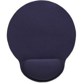 Manhattan Gel Mouse Pad - with Soft Wrist Support, Non- Slip Base, Ergonomic Design - for Laptop, Computer, PC Mouse - Blue, 434386