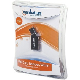 Manhattan Mini Usb 2.0 Multi-Card Reader/Writer