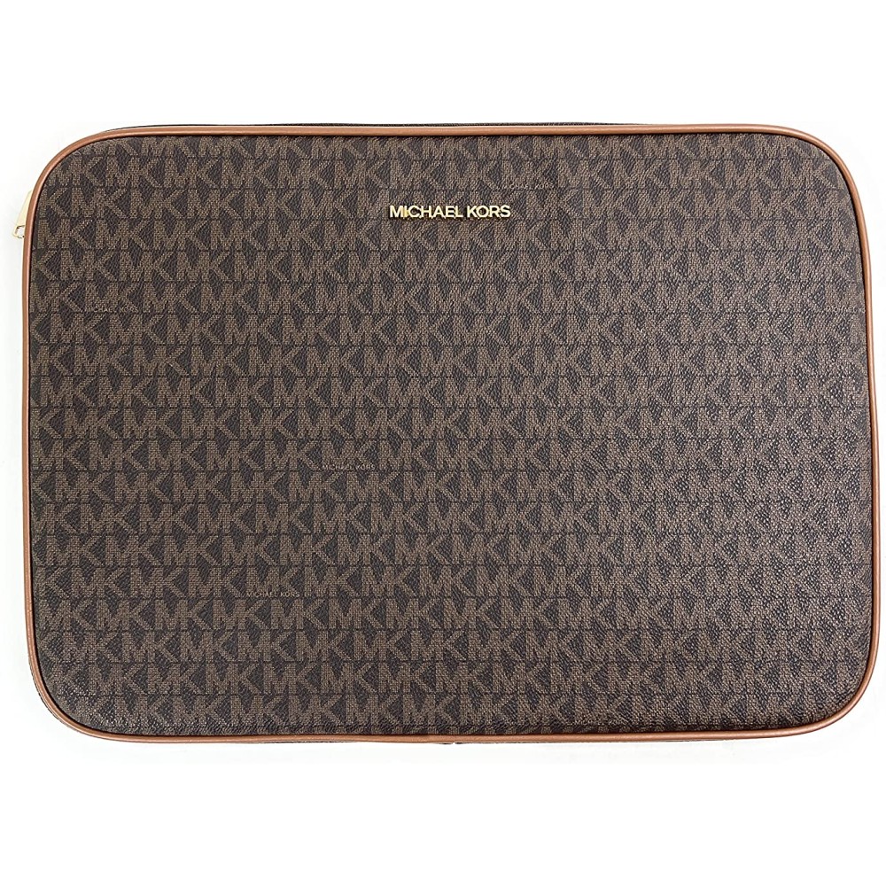 Michael Kors Jet Set Travel Large Laptop Case Brown MK 3571GTVN78