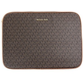 Michael Kors Jet Set Travel Large Laptop Case (Brown)