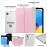 MoKo iPad 10th Generation Case 2022, Slim Stand Hard PC Translucent Back Shell Smart Cover Case for iPad 10th Gen 10.9 inch 2022, Support Touch ID, Auto Wake/Sleep, PINK