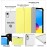 MoKo iPad 10th Generation Case 2022, Slim Stand Hard PC Translucent Back Shell Smart Cover Case for iPad 10th Gen 10.9 inch 2022, Support Touch ID, Auto Wake/Sleep, YELLOW