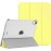 MoKo iPad 10th Generation Case 2022, Slim Stand Hard PC Translucent Back Shell Smart Cover Case for iPad 10th Gen 10.9 inch 2022, Support Touch ID, Auto Wake/Sleep, YELLOW