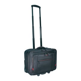 Mobile Edge Professional Rolling Case For Laptops Up To 17.3-In., Black