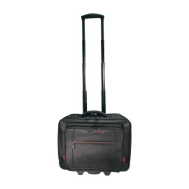 Mobile Edge Professional Rolling Case For Laptops Up To 17.3-In., Black