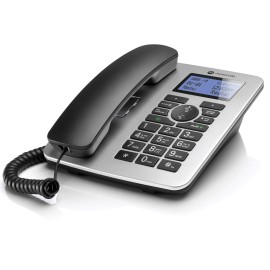 Motorola C4202 Corded Phone With Caller Id, Answering System, And 2 Cordless Handsets