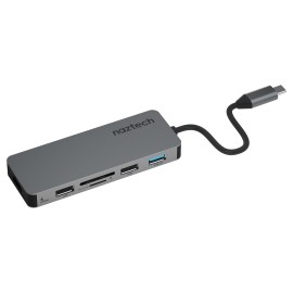 Naztech Maxdrive 7 100-Watt Universal Usb-C Adapter Hub