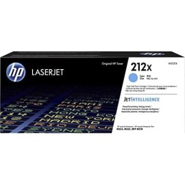 Original HP 212X Cyan High-yield Toner Cartridge | Works with HP Color LaserJet Enterprise M554, M555 Series, HP Color LaserJet Enterprise MFP M578 Series | W2121X