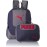 PUMA unisex child Evercat & Lunch Kit Combo Backpack, Navy/Red/White, Youth Size US