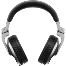 Pioneer DJ HDJ-X5-S - Closed-back Circumaural DJ Headphones with 40mm Drivers Silver