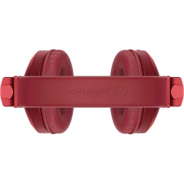 Pioneer DJ HDJ-X5BT-R - Closed-back, Bluetooth-compatible, Circumaural DJ Headphones with 40mm Drivers, 5Hz-30kHz Frequency Range, Detachable Cable, and Carry Pouch - Red