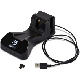 PowerA Controller Charging Base for Nintendo Switch, Black, Wireless Controller charging, Charge, rechargeable battery, Nintendo Switch, Joy-Con Charging, PowerA Wireless Charging