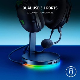 Razer Base Station V2 Chroma: Chroma RGB Lighting - Non-Slip Rubber Base
