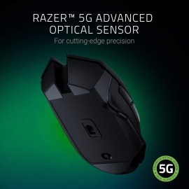 Razer Basilisk X HyperSpeed Wireless Gaming Mouse: Bluetooth & Wireless Compatible, 16K DPI Optical Sensor, 6 Programmable Buttons, 450 Hr Battery, Classic Black