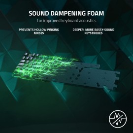 Razer Huntsman V2 TKL Tenkeyless Gaming Keyboard: Fastest Clicky Optical Switches w/Quick Keystrokes & 8000Hz Polling Rate