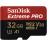 SanDisk Extreme Pro 32 GB microSDHC Memory Card + SD Adapter with A1 App Performance + Rescue Pro Deluxe 100 MB/s Class 10, UHS-I, U3, V30 SDSQXCG-032G-GN6MA, Red/Gold