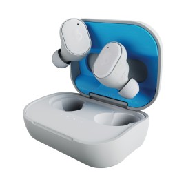 Skullcandy Grind In-Ear True Wireless Stereo Bluetooth Earbuds With Microphone (Light Gray/Blue)