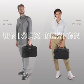 Solo New York Ace Slim Brief 15.6 Inch Laptop Briefcase, Black