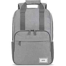 Solo Re:Claim 15.6 Inch Laptop Backpack, Grey, One Size