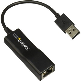 StarTech.com USB 2.0 to 10/100 Mbps Ethernet Network Adapter Dongle - USB Network Adapter - USB 2.0 Fast Ethernet Adapter - USB NIC (USB2100), Black