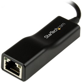 StarTech.com USB 2.0 to 10/100 Mbps Ethernet Network Adapter Dongle - USB Network Adapter - USB 2.0 Fast Ethernet Adapter - USB NIC (USB2100), Black