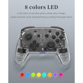 Switch Controller, Pro Controller for Switch/Switch Lite/Switch OLED, Adjustable Turbo, Vibration Motion