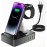 Tacelary 8 in 1 Charging Station, 100W Wireless Charging Station for Multiple Devices Apple with 20W USB C 2 Ports, Aluminum Alloy Cell Phone Charging Station Compatible with iPhone Series, iWatch, AirPods Pro