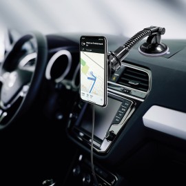 Toughtested 15-Watt Magsaf Compatible Wireless Dash/Windshield Magnetic Phone Mount