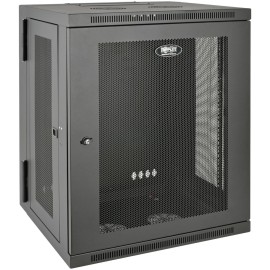 Tripp Lite Smartrack® 15U Low-Profile Switch-Depth Wall-Mount Rack Enclosure Cabinet