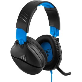 Turtle Beach Recon 70 PlayStation Gaming Headset for PS5, PS4, Xbox Series X, Xbox Series S, Xbox One, Nintendo Switch, Mobile, & PC with 3.5mm - Flip-to-Mute Mic, 40mm Speakers, 3D Audio – Black