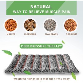 UNCN Microwave Heating Pad 7x17" | Microwavable Heat Pad for Pain Relief | Reusable Bean Bag