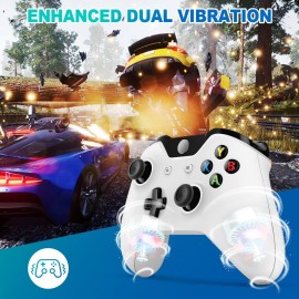 Xbox Controller Wireless, Xbox One Controller Wireless With 1400mAh Rechargeable Battery/Micro USB Cable/3.5mm Stereo Headset Jack, Xbox 1 Controller Wireless Compatible with Xbox One, Xbox One X/S, Xbox Series X/S, PC