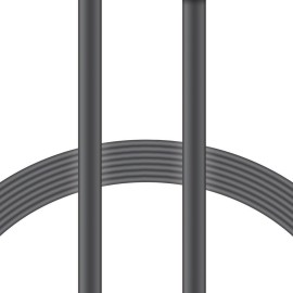 Xyst Charge And Sync Usb To Micro Usb Flat Cable, 4 Ft. (Black)