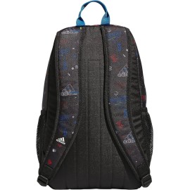 adidas Creator 2 Backpack, Icon Brand Love Black/Bright Royal Blue, One Size