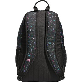 adidas Creator 2 Backpack, Speckle Black/Bliss Pink/Black, One Size