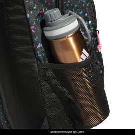 adidas Creator 2 Backpack, Speckle Black/Bliss Pink/Black, One Size