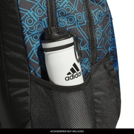 adidas Foundation 6 Backpack, Outline BOS Toss Pulse Blue/Black/Lucid Lemon Yellow, One Size