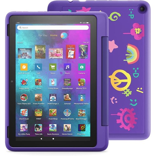 amazon 6461938 Fire HD 10 Kids Pro tablet, 10.1", 1080p Full HD, ages 6–12, 32 GB, (2021 release),