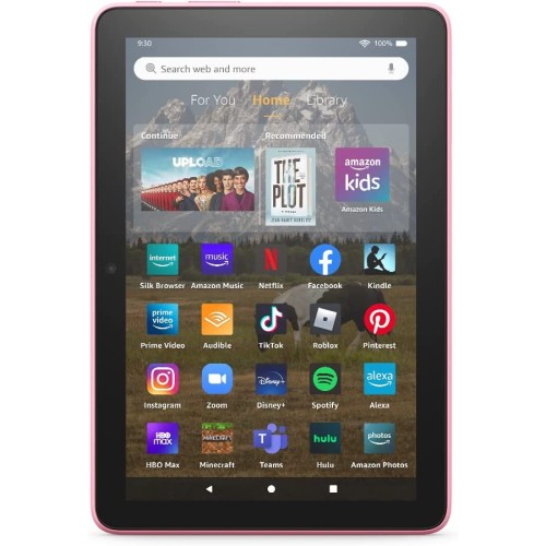 Amazon Fire HD 8 tablet, 64GB  Rose 8” HD Display, 64 GB, 30% faster processor 2022 release), Rose