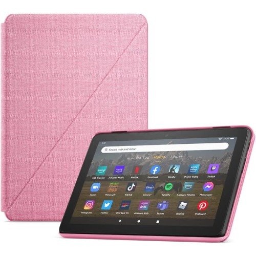 Amazon Fire HD 8 Tablet Cover (Only compatible with 12th generation tablet, 2022 Rose