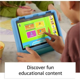 Amazon Fire HD 8"Purple  64GB  Kids tablet, 64GB 8" HD display, ages 3-7, 2022 release), Purple