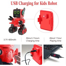 ANYSUNRobot Toy for Kids, Intelligent Interactive Remote Control Robot with Built-in Piggy Bank Educational Robotic Kit Walks Sings and Dance for Boys and Girls Birthday