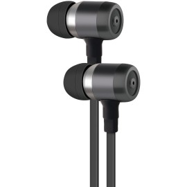 At&T Pe50 In-Ear Stereo Earbuds With Microphone (Gray)