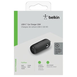 Belkin Boost Up Charge 20-Watt Usb-C Pd Car Charger