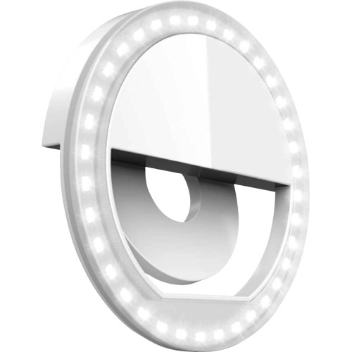 Bower - Clip On LED Ring Light - White