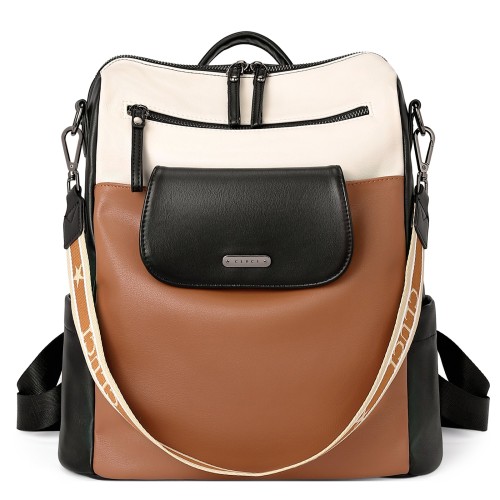 CLUCI Women Backpack Purse Fashion Leather Large Travel Bag Ladies Sho–  backpacks4less.com