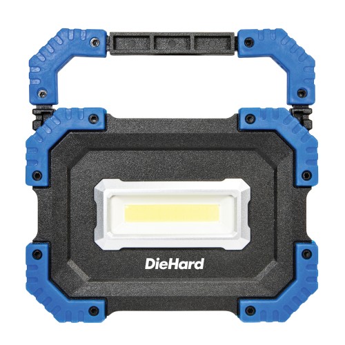 Diehard 1,500-Lumen Water-Resistant Cob Led Rechargeable Utility Work Light And Power Bank