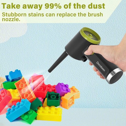 Electric Compressed Air Dusters - Portable Rechargeable Electric Air Duster  For Computer Duster - Electronics Cleaning Air Blower - Electric Duster Air  Can Dust Blower Electronic Duster Compressed Air 