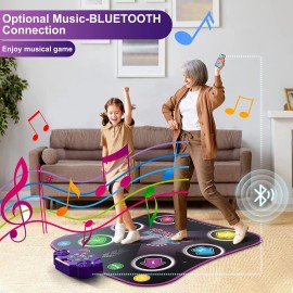 Light Up Dance Mat Toys para crianças, Almofada de jogo de dança musical  eletrônica, Brinquedos musicais interativos pai-filho, Bluetooth -  AliExpress